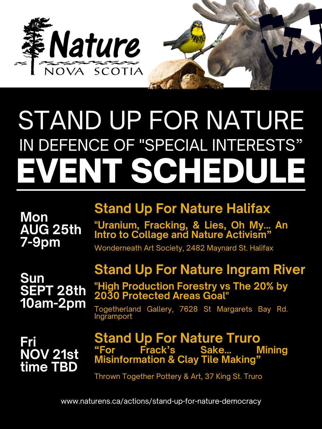 Stand Up for Nature event schedule socials (10)