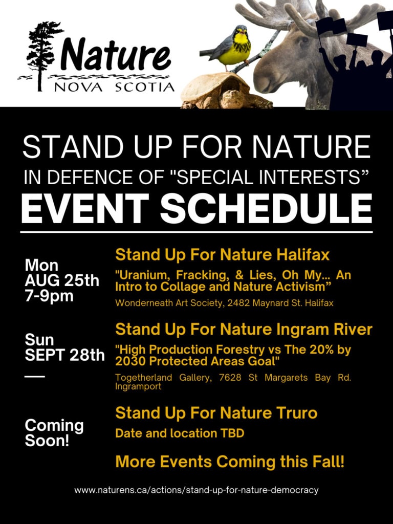 Stand Up for Nature event schedule socials
