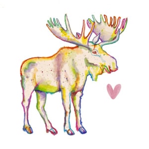 Valentines For Nature! Send A Moose Card